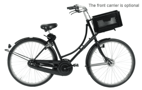 Hand brake bike rental
