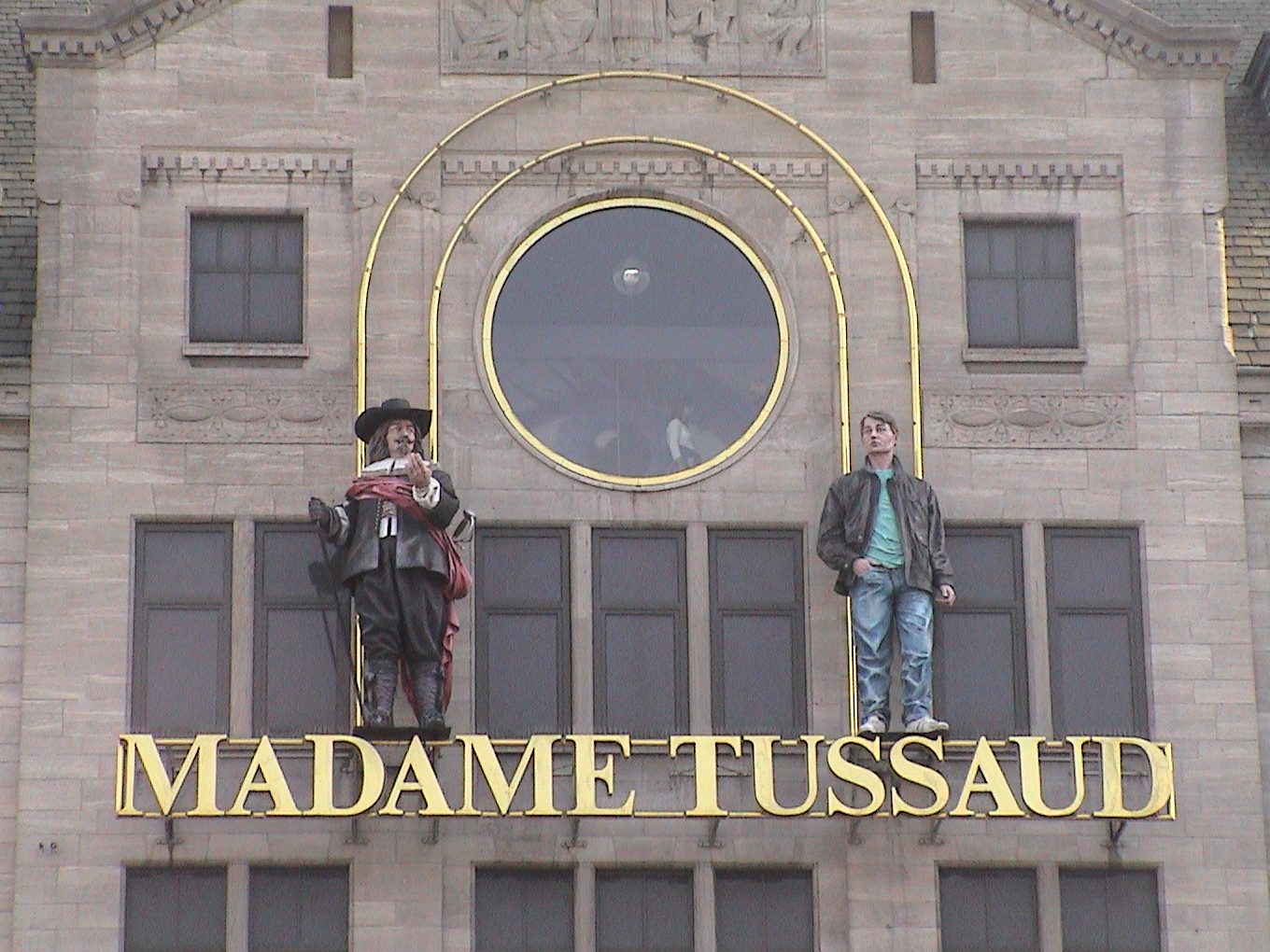 Madame Tussauds wax museum on Dam Square in Amsterdam