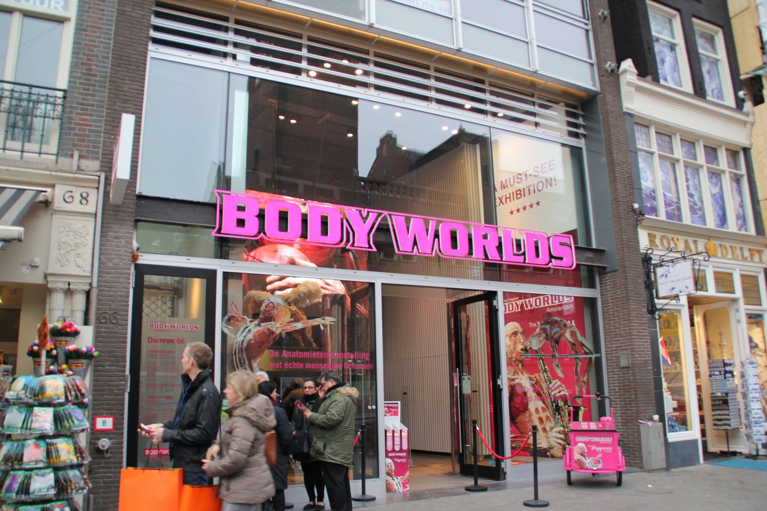 Body Worlds Amsterdam museu interativo de anatomia no Damrak