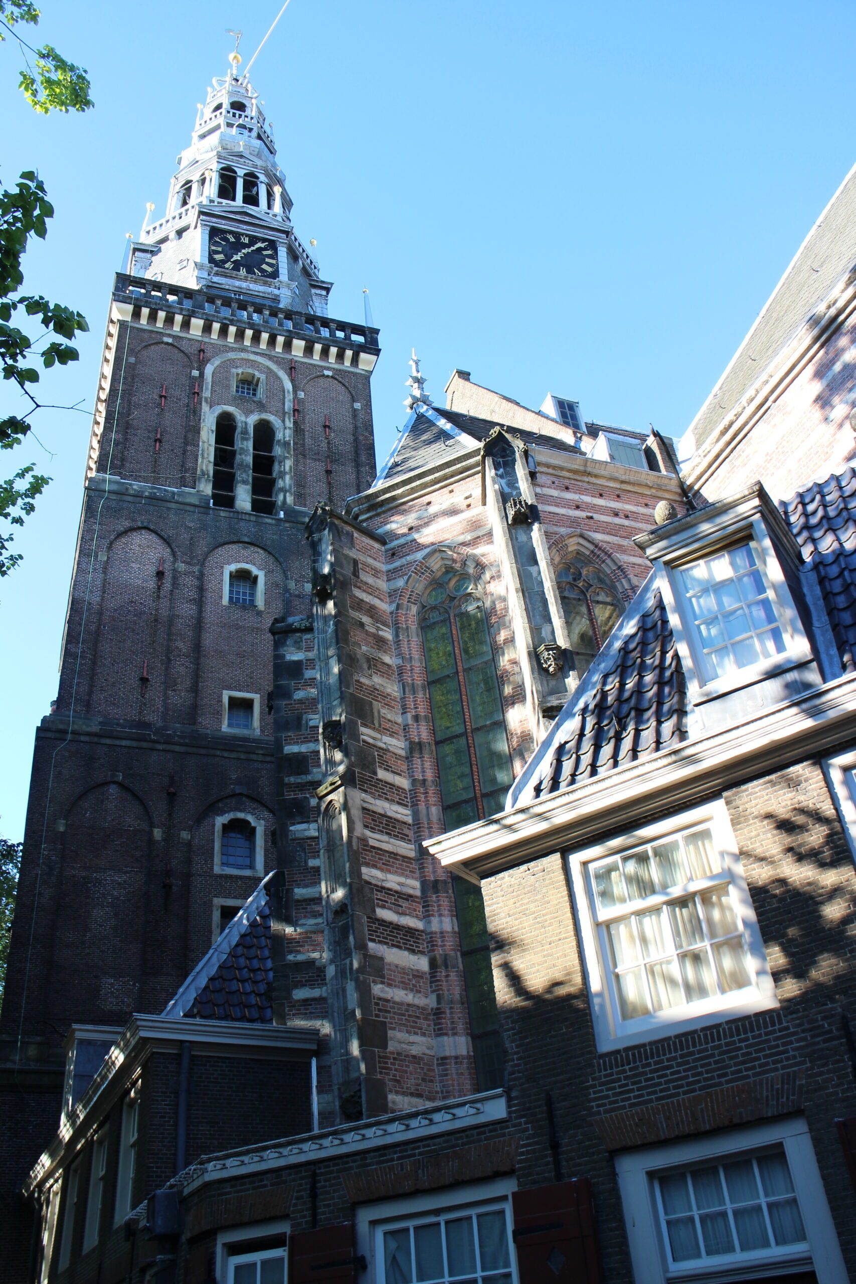 The Old Church (Oude Kerk) history museum in Amsterdam