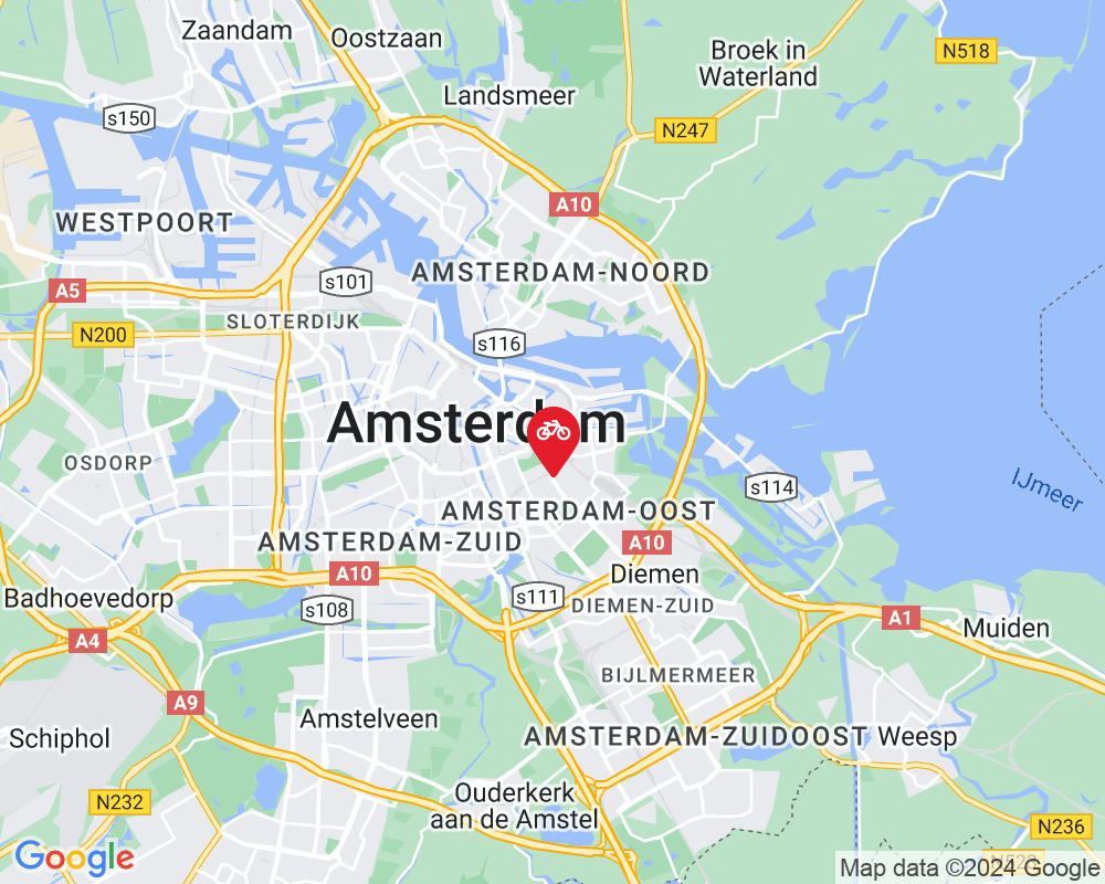 Location Vélo Amsterdam Est
