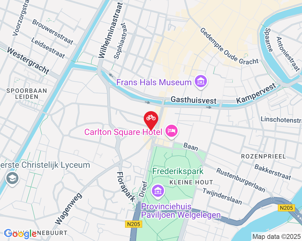 Elektrofahrradverleih in Haarlem