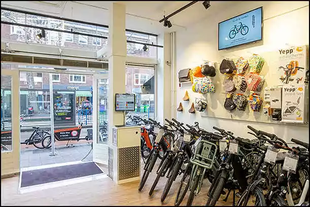 black bikes kid bike rental amsterdam apollobuurt