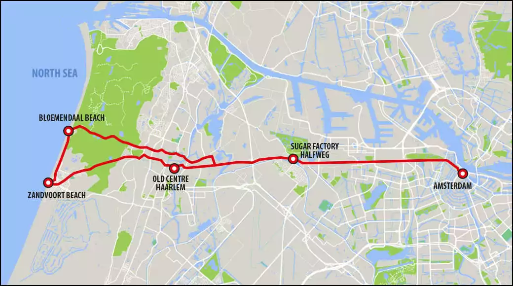 self-guided-bike-tour-to-beach-haarlem