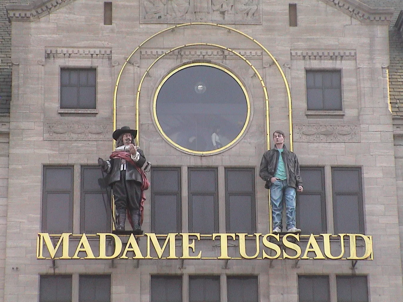 Madame Tussauds wax museum on Dam Square in Amsterdam